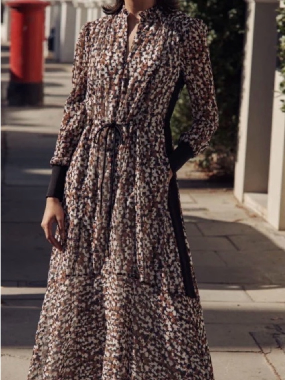 Me+ Me Abstract Animal Maxi Dress